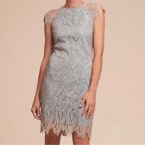 BHLDN Mignon Doo Pierre Blue Dress